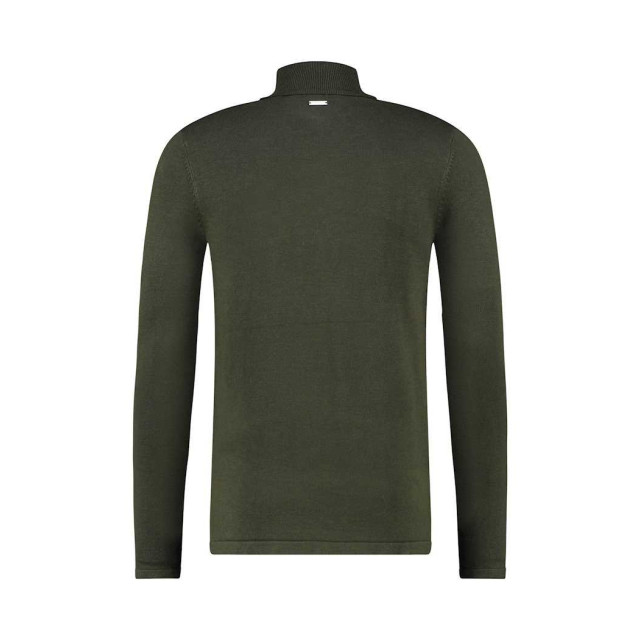 Purewhite Trui turtleneck pw groen 10807 large