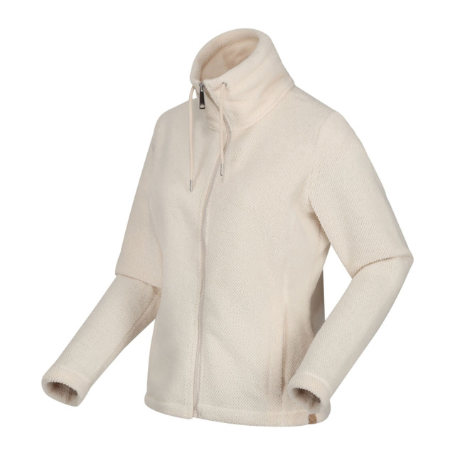 Regatta Dames kizmitt fluffy full zip fleece jacket UTRG8034_lightvanilla large