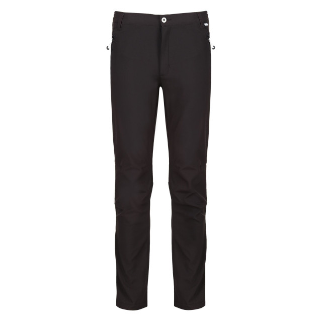 Regatta Grote buitenshuis heren avontuur tech geo ii windbestendige korte been softshell-broek UTRG805_black large