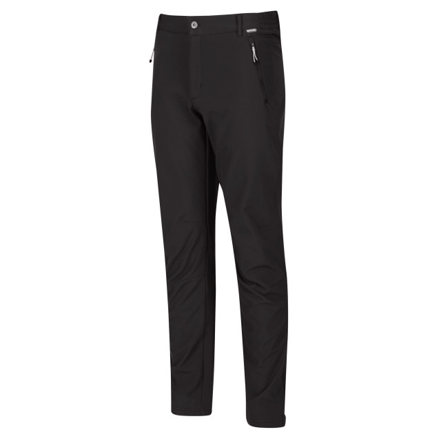 Regatta Grote buitenshuis heren avontuur tech geo ii windbestendige korte been softshell-broek UTRG805_black large