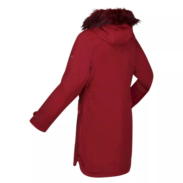Regatta Dames sabinka parka met bontrand UTRG8148_cabernet large