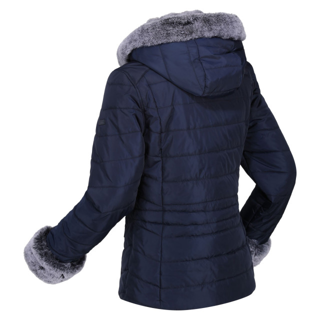 Regatta Dames willabella jas met bontrand UTRG8171_navy large