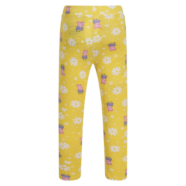 Regatta Kinder/kids daisy peppa pig legging (set van 2) UTRG7768_maizeyellownavy large