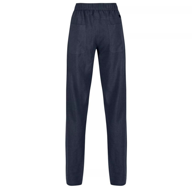 Regatta Dames maida linnen broek UTRG7819_navy large