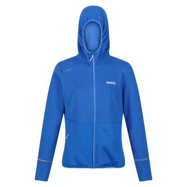 Regatta Dames textured fleece full zip hoodie UTRG7709_lapisbluesonicblue large