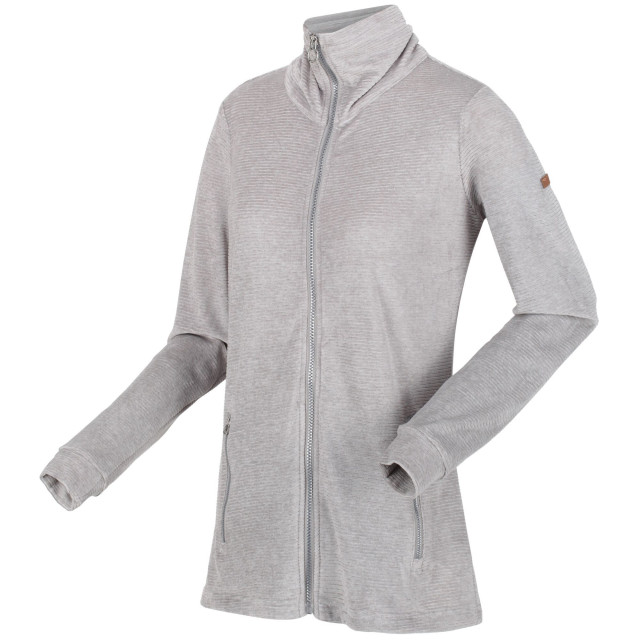Regatta Dames everleigh textured full zip fleece jas UTRG7561_mineralgrey large