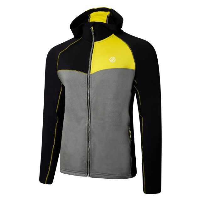 Dare2b Heren contend recycled fleece jas UTRG7475_agavegreenneonspring large