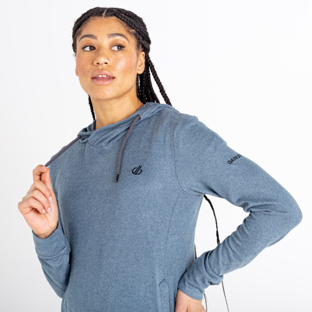 Dare2b Dames out & out marl fleece hoodie UTRG7434_oriongrey large