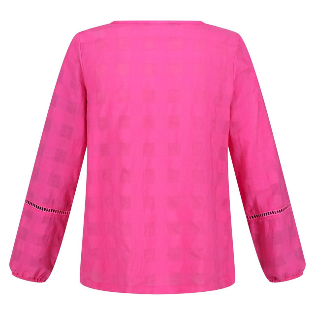 Regatta Dames calluna blouse met lange mouwen UTRG7469_pinkfushion large