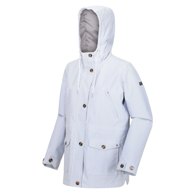 Regatta Dames nahla stripe waterdichte jas UTRG7423_tickin large