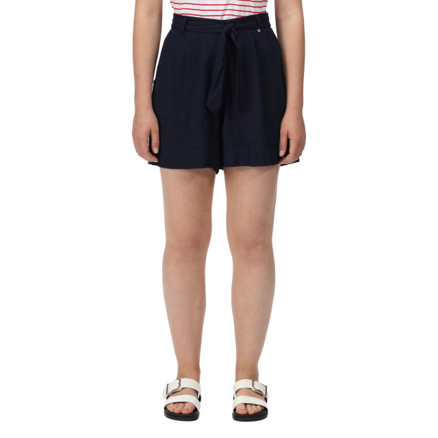 Regatta Dames sabela paper bag shorts UTRG7393_navy large