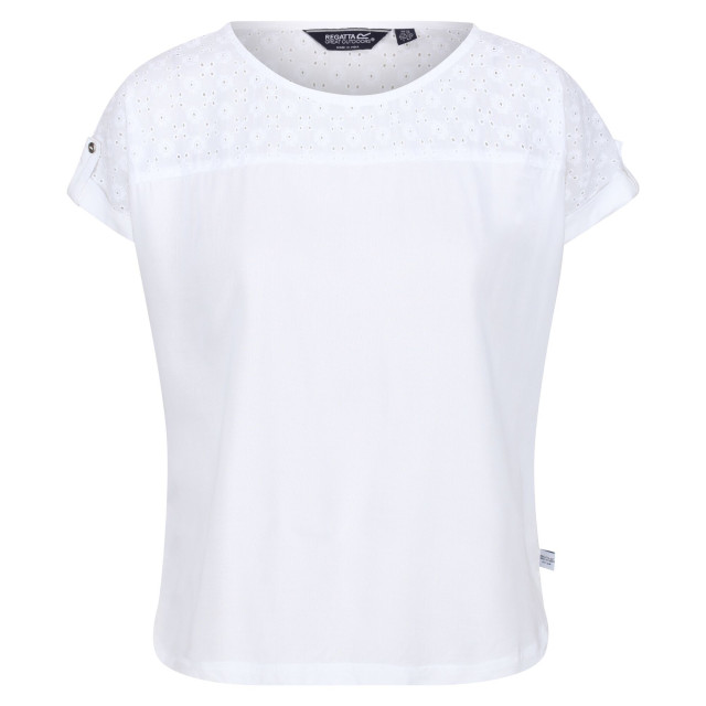 Regatta Dames jaida t-shirt UTRG7262_white large