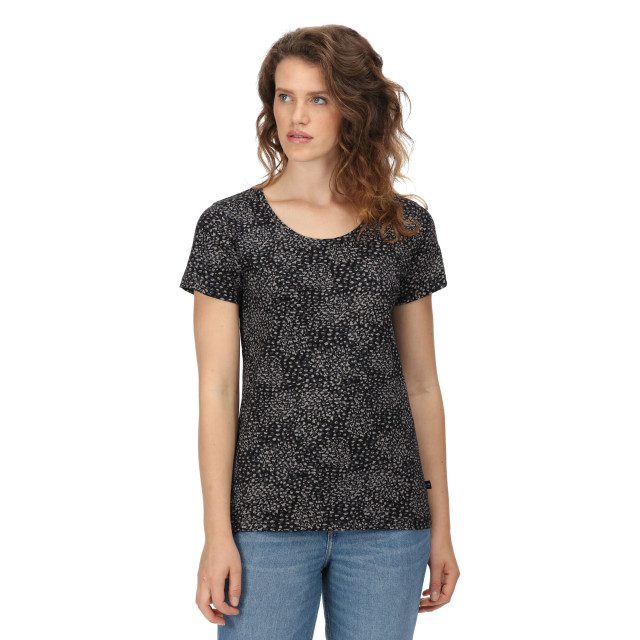 Regatta Dames filandra vi abstract t-shirt UTRG7236_black large