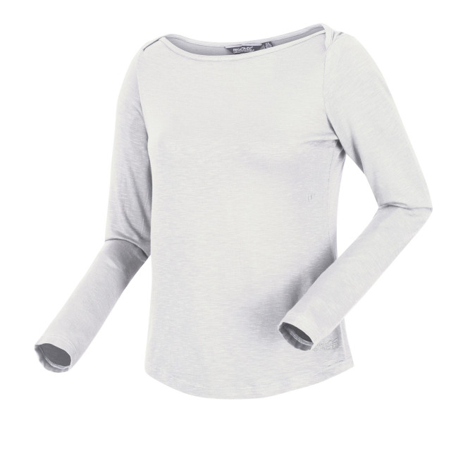 Regatta Dames lakeisha t-shirt met lange mouwen UTRG7172_white large