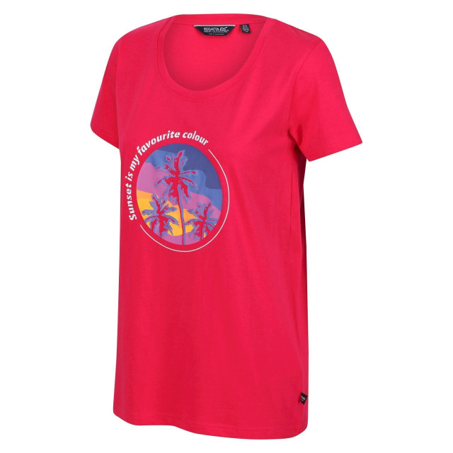 Regatta Dames filandra vi boom t-shirt UTRG7116_pinkfushion large