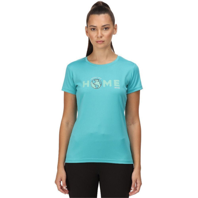 Regatta Dames fingal vi aarde t-shirt UTRG7113_turquoise large