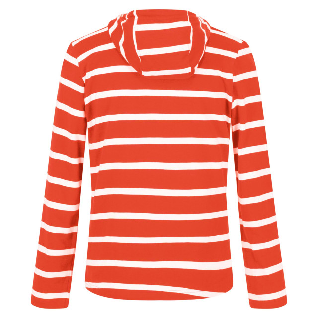 Regatta Dames maelys gestreepte hoodie UTRG7098_crayonwhite large Regatta Dames maelys gestreepte hoodie UTRG7098_crayonwhite large
