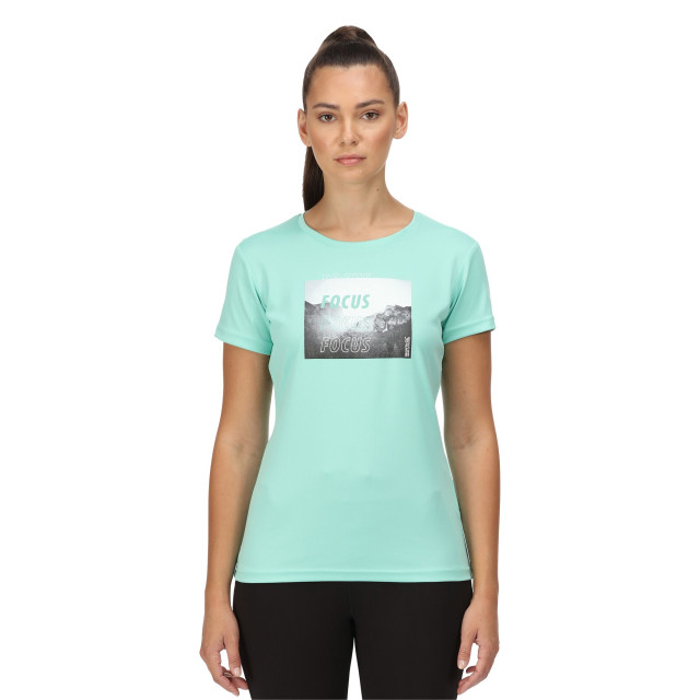 Regatta Dames fingal vi berg t-shirt UTRG7093_oceanwave large
