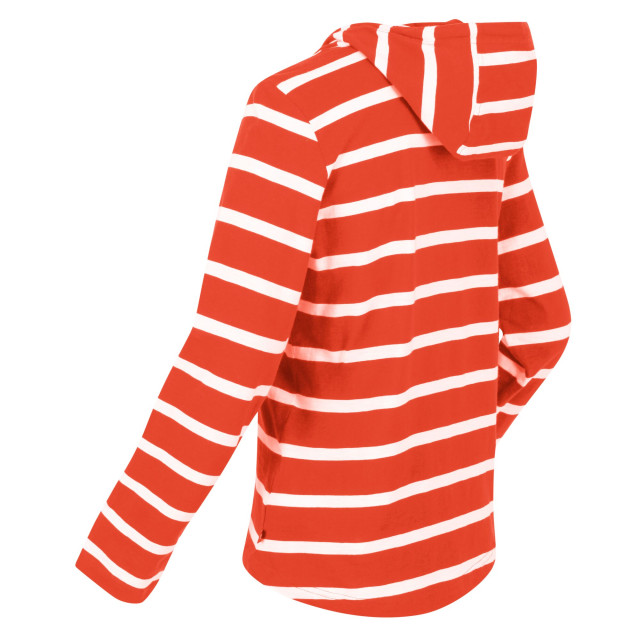 Regatta Dames maelys gestreepte hoodie UTRG7098_crayonwhite large Regatta Dames maelys gestreepte hoodie UTRG7098_crayonwhite large