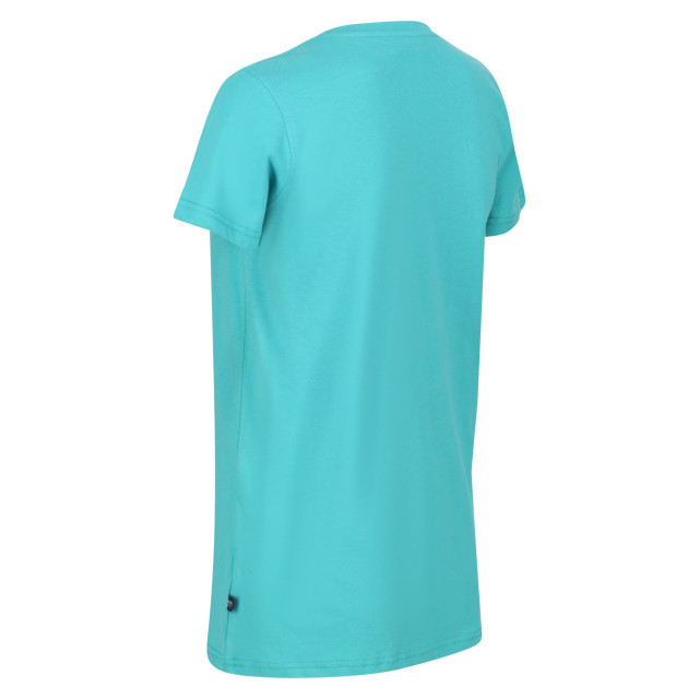 Regatta Dames filandra vi gestreept t-shirt UTRG7011_turquoise large