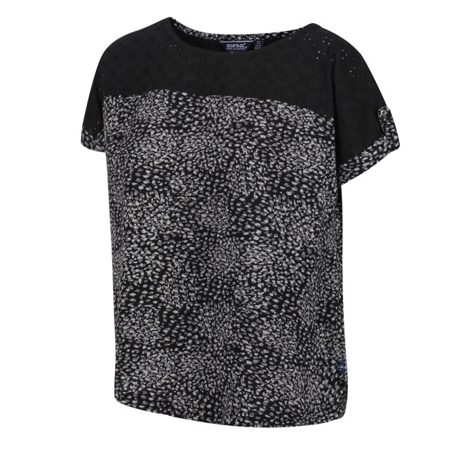 Regatta Dames jaida abstract t-shirt UTRG7012_black large