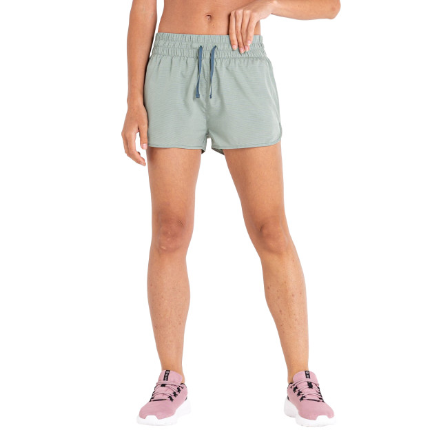 Dare2b Dames sprint up 2 in 1 korte broek UTRG6983_lilypadgreen large