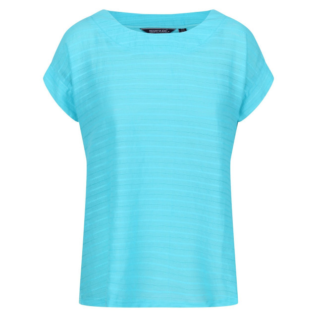 Regatta Dames adine gestreept t-shirt UTRG6951_seascape large