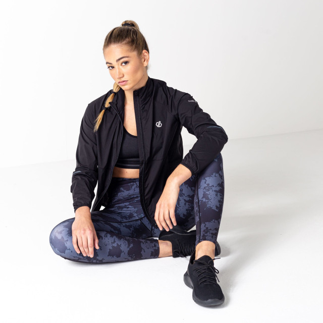 Dare2b Dames resilient ii windshell jas UTRG6928_black large