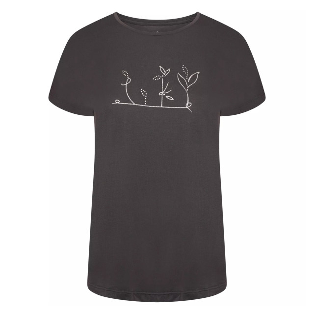 Dare2b Dames crystallize leaves t-shirt UTRG6892_charcoalgrey large