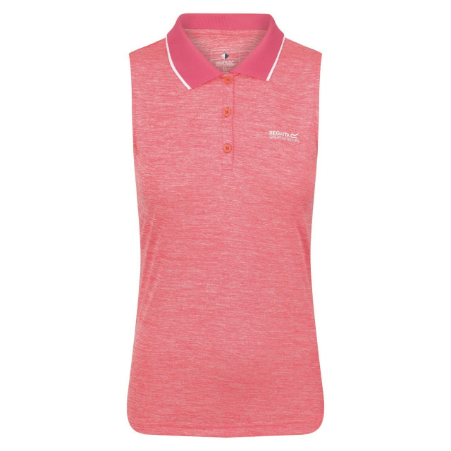 Regatta Dames tima ii mouwloos poloshirt UTRG6845_tropicalpink large