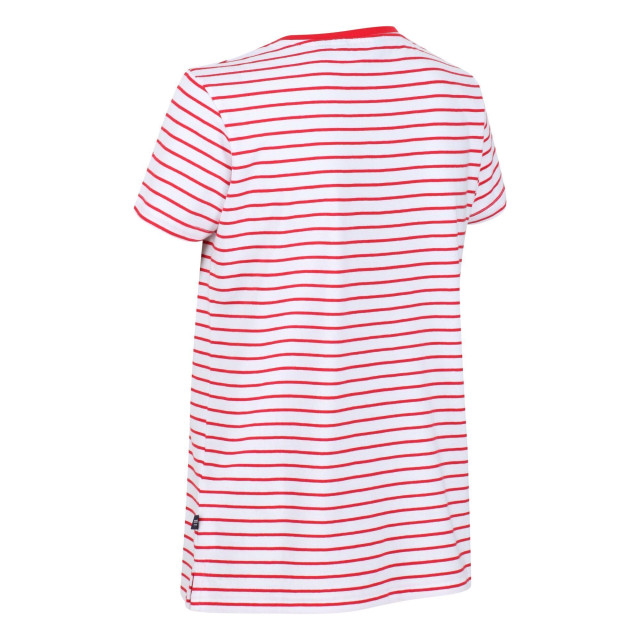 Regatta Dames odalis stripe t-shirt UTRG6820_truered large