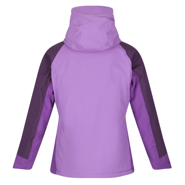 Regatta Dames highton stretch ii waterdichte gewatteerde jas UTRG6707_hyacinthpurplesapphiredarkaubergine large