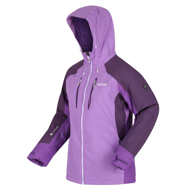 Regatta Dames highton stretch ii waterdichte gewatteerde jas UTRG6707_hyacinthpurplesapphiredarkaubergine large