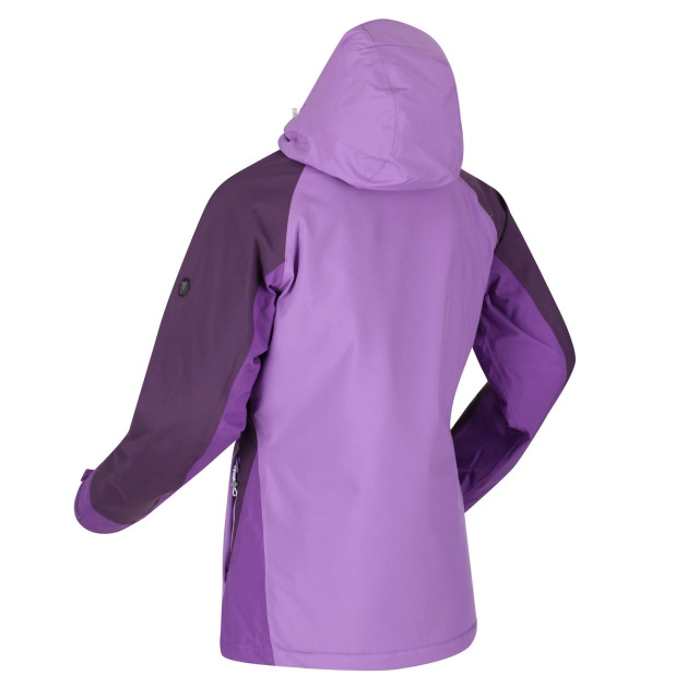Regatta Dames highton stretch ii waterdichte gewatteerde jas UTRG6707_hyacinthpurplesapphiredarkaubergine large