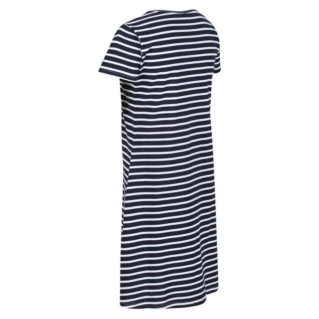 Regatta Dames balia stripe swing dress UTRG6703_navywhite large