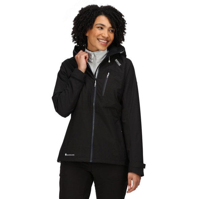 Regatta Dames britedale waterdicht jasje UTRG6302_black large Regatta Dames britedale waterdicht jasje UTRG6302_black large