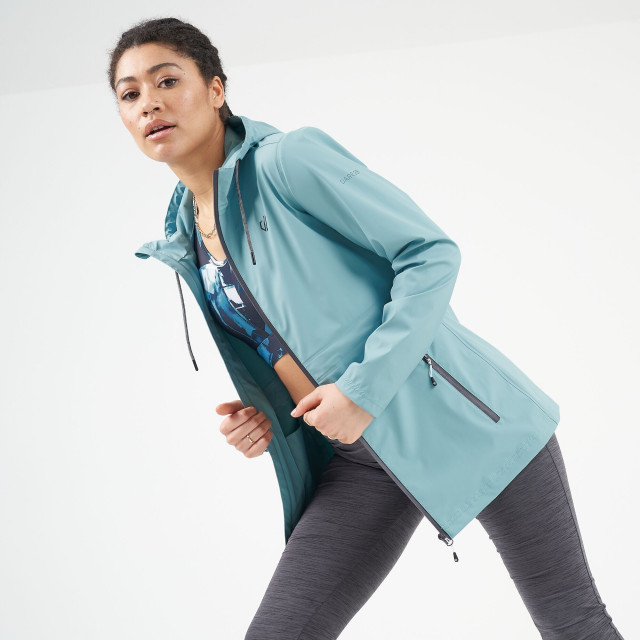 Dare2b Dames lambent waterdicht jasje UTRG5819_cameogreen large