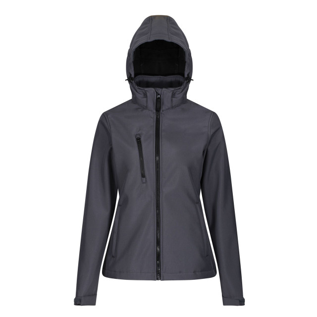 Regatta Dames venturer 3-lagige membraan soft shell jacket UTRG5518_sealgreyblack large