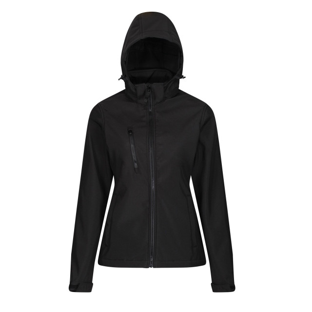 Regatta Dames venturer 3-lagige membraan soft shell jacket UTRG5518_black large