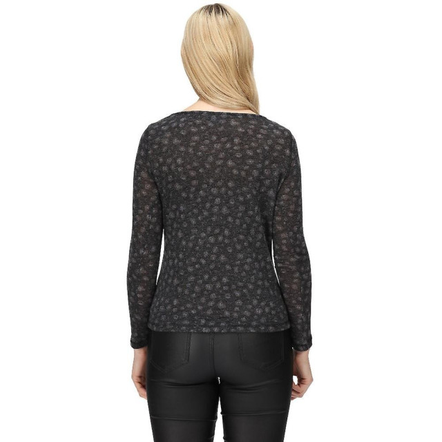 Regatta Dames frayda dierenprint koehals top UTRG8377_blackstormgrey large