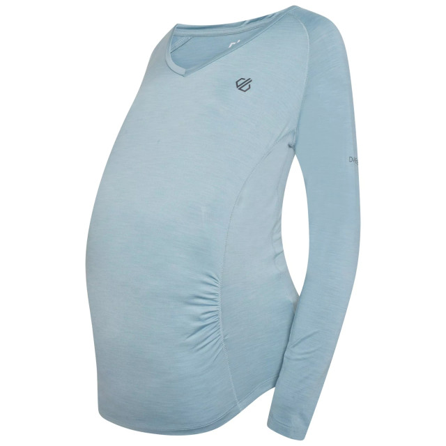 Dare2b Dames discern t-shirt met lange mouwen voor het moederschap UTRG8373_cameogreen large