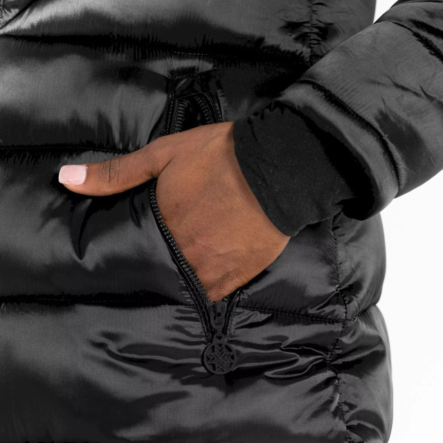 Dare2b Dames julien macdonald onderdrukking contrast longline jacket UTRG8528_silverblack large