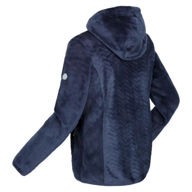 Regatta Dames julissa ii fluffy full zip fleece jacket UTRG8526_darkdenim large