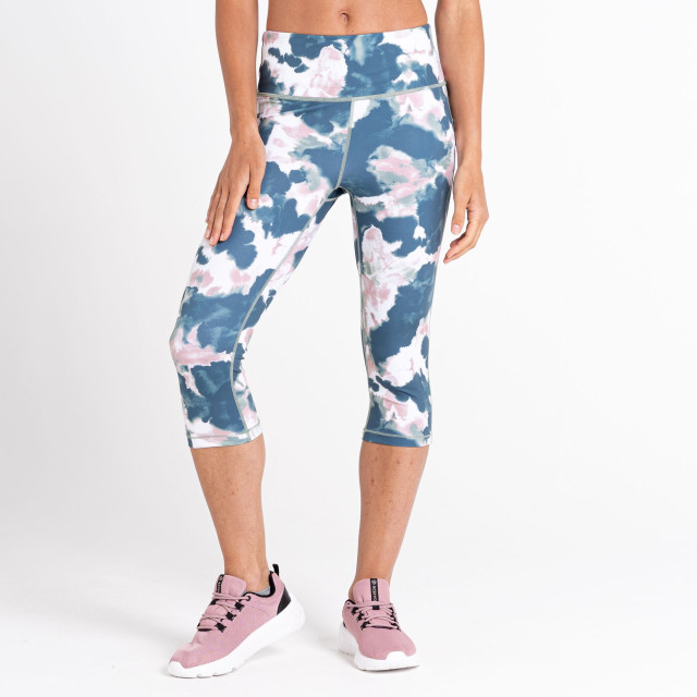 Dare2b Dames influential recycled ink blot 3/4 leggings UTRG8612_duskyrose large