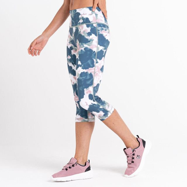 Dare2b Dames influential recycled ink blot 3/4 leggings UTRG8612_duskyrose large