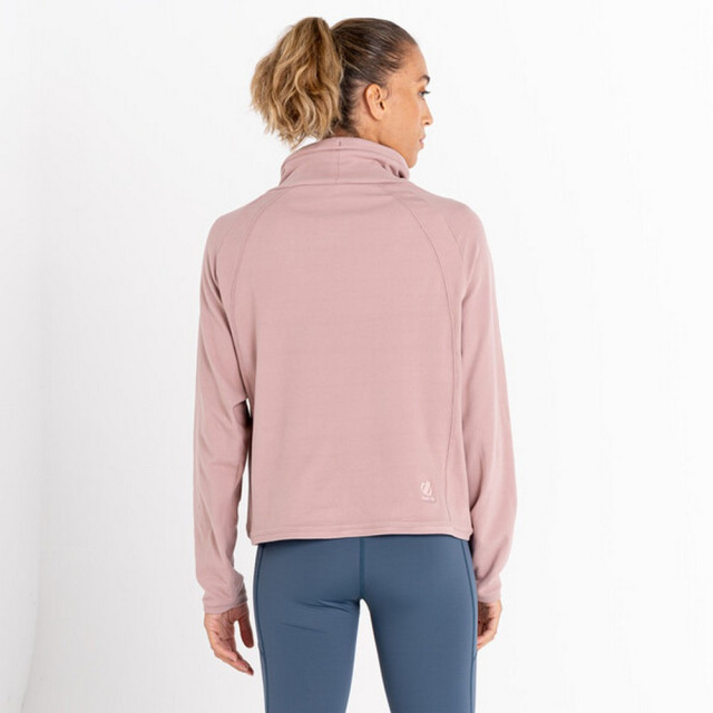 Dare2b Dames fleur east glide sweatshirt met hoge hals UTRG8680_duskyrose large Dare2b Dames fleur east glide sweatshirt met hoge hals UTRG8680_duskyrose large