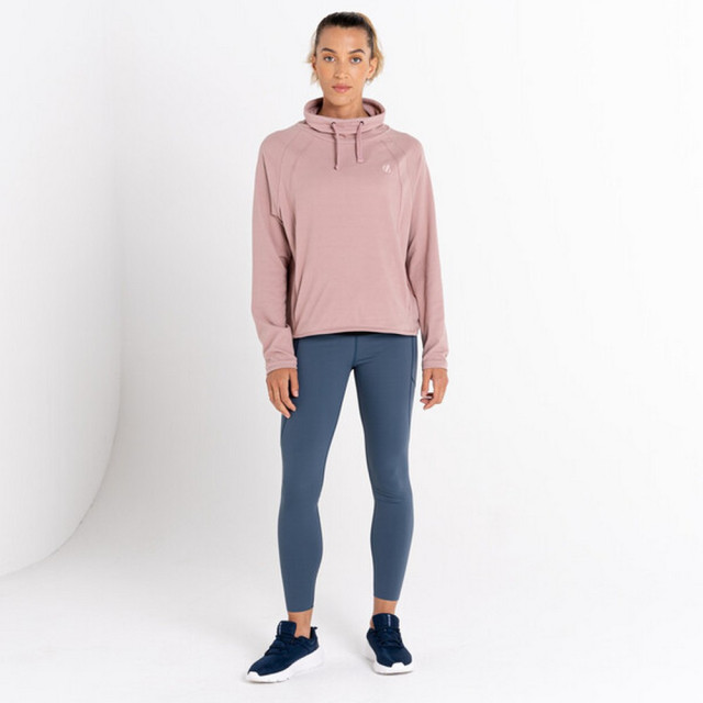 Dare2b Dames fleur east glide sweatshirt met hoge hals UTRG8680_duskyrose large Dare2b Dames fleur east glide sweatshirt met hoge hals UTRG8680_duskyrose large