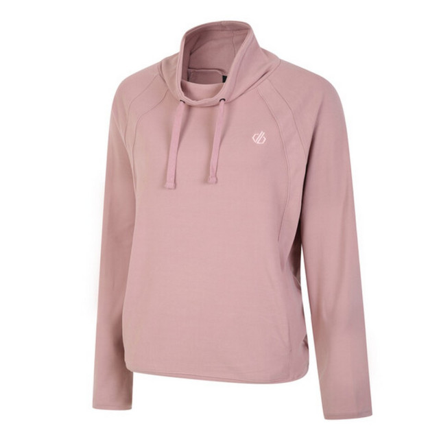 Dare2b Dames fleur east glide sweatshirt met hoge hals UTRG8680_duskyrose large Dare2b Dames fleur east glide sweatshirt met hoge hals UTRG8680_duskyrose large