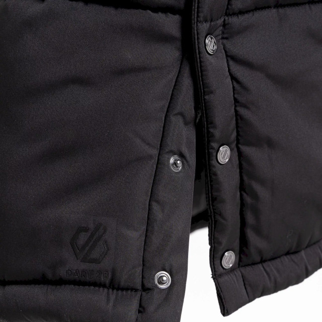 Dare2b Dames reputable gewatteerde jas over de hele lengte UTRG8345_black large