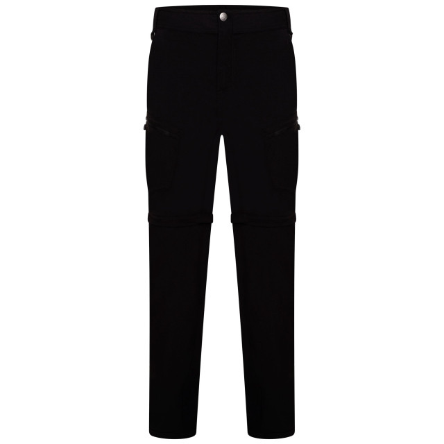 Dare2b Heren tuned in ii multi pocket afritsbare wandelbroek UTRG4149_black large